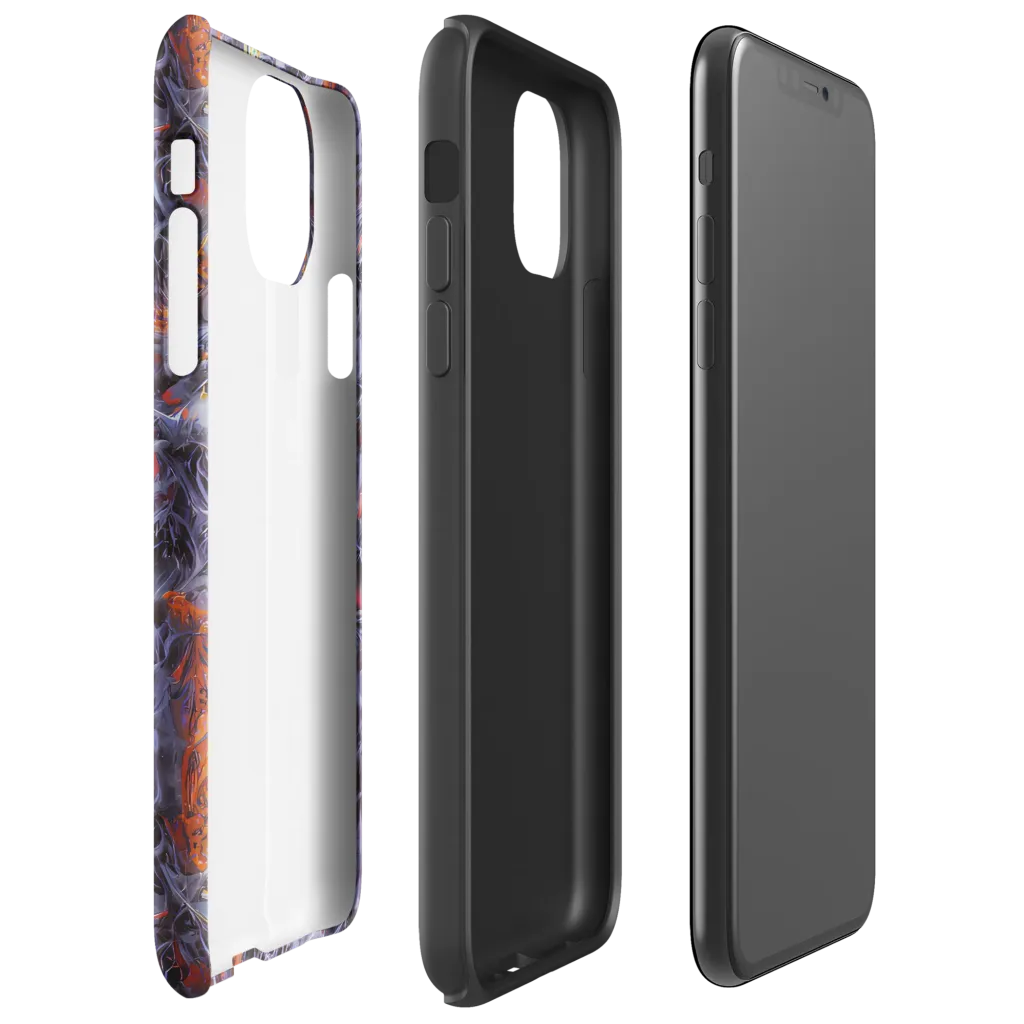 Molten Nocturne on Tough Case for iPhone® — Right