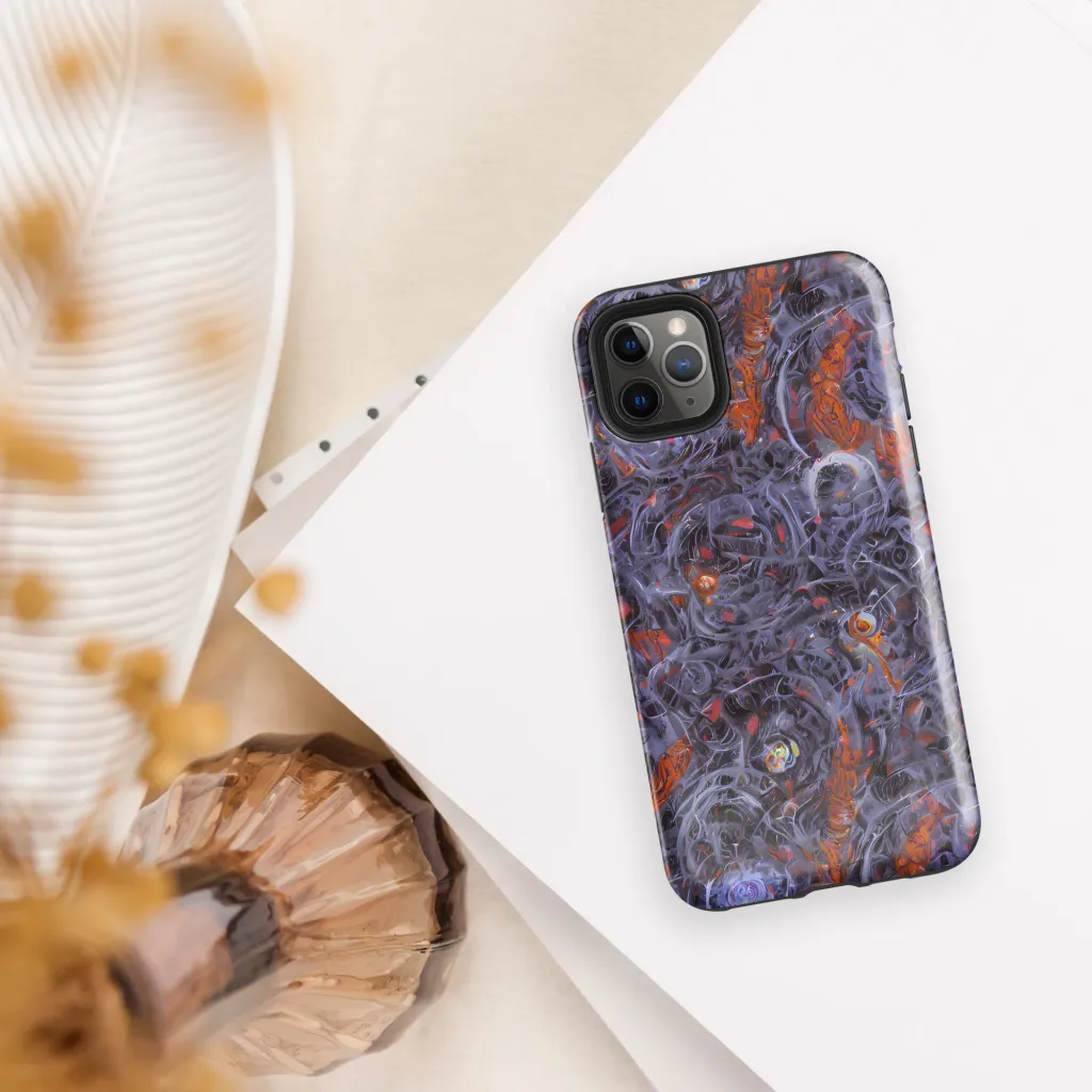 Molten Nocturne on Tough Case for iPhone® — Front