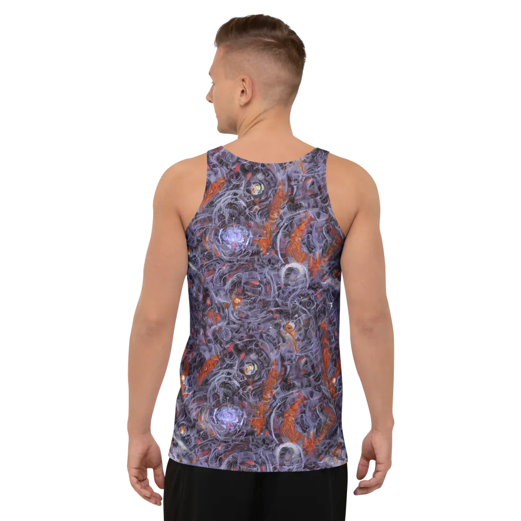 Molten Nocturne on Men's Tank Top — Back