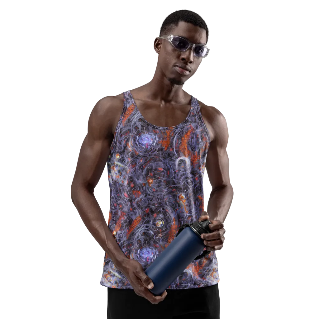 Molten Nocturne on Men's Tank Top — Front