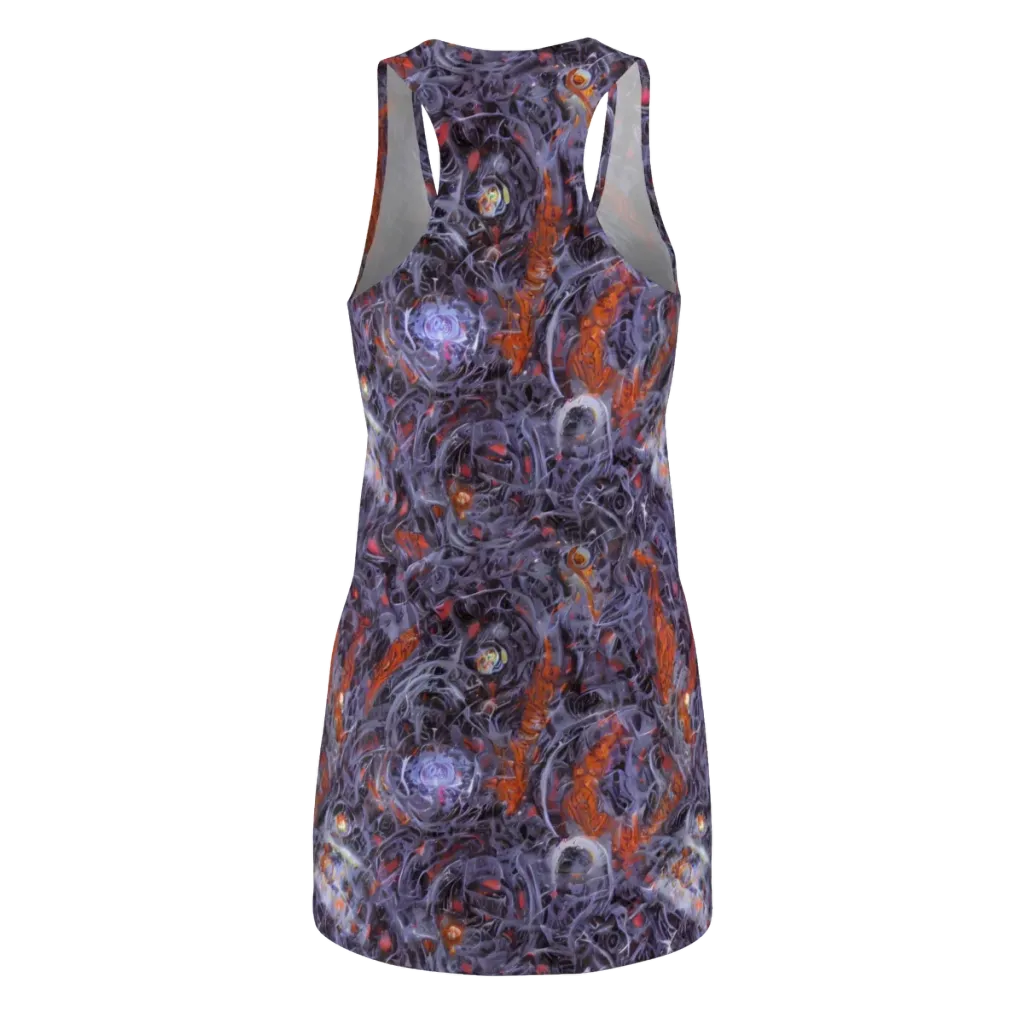 Molten Nocturne on Racerback Dress — Back