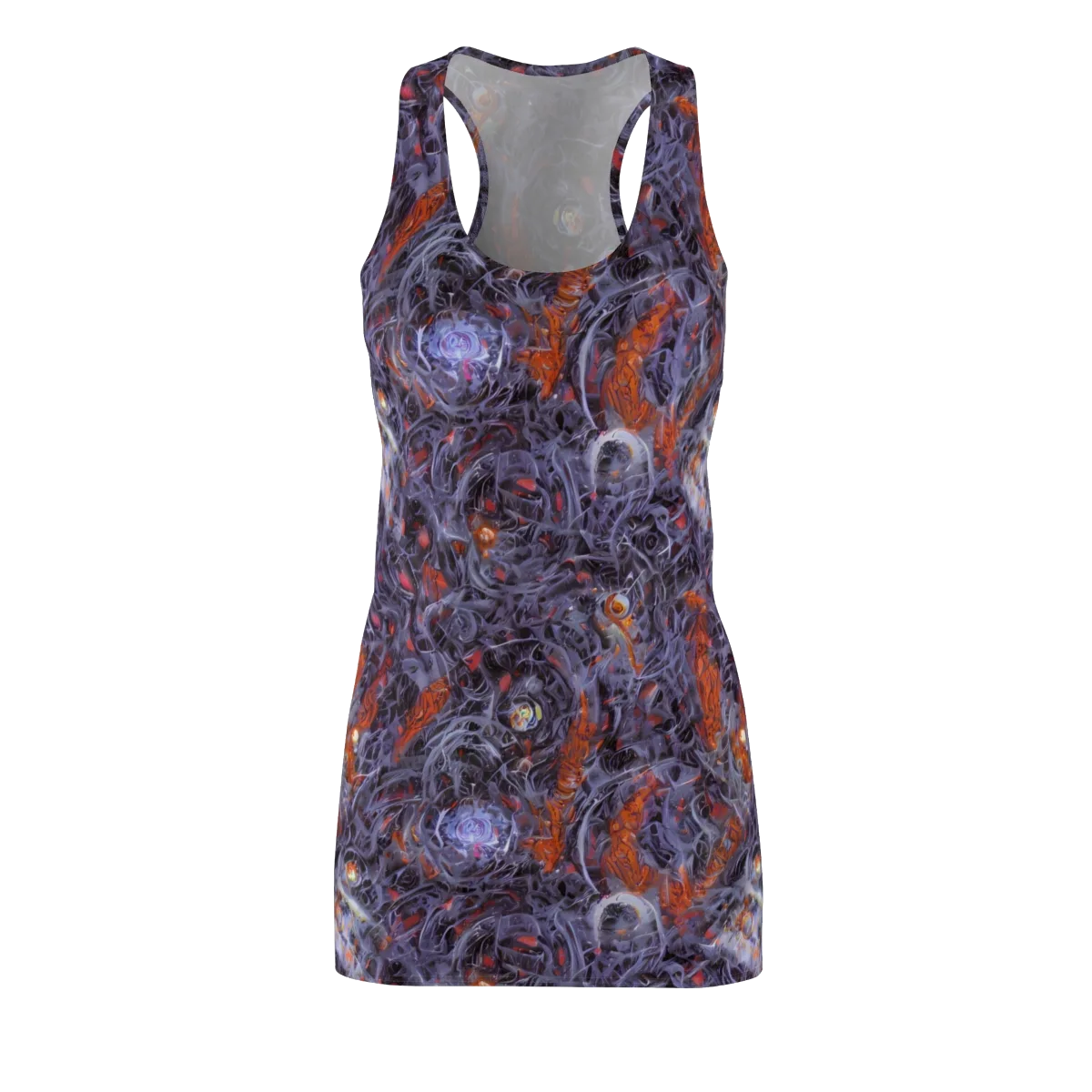 Molten Nocturne on Racerback Dress — Front