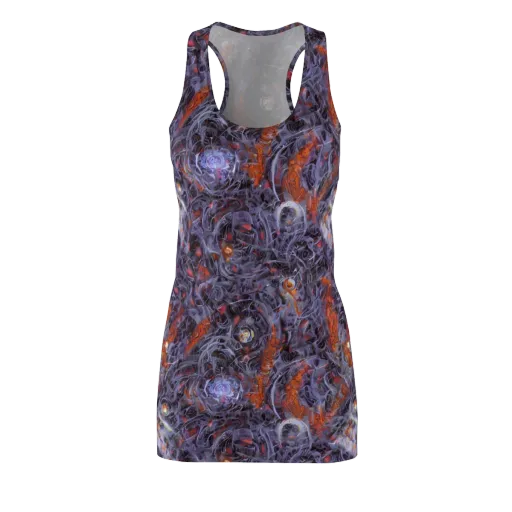 Molten Nocturne on a Racerback Dress