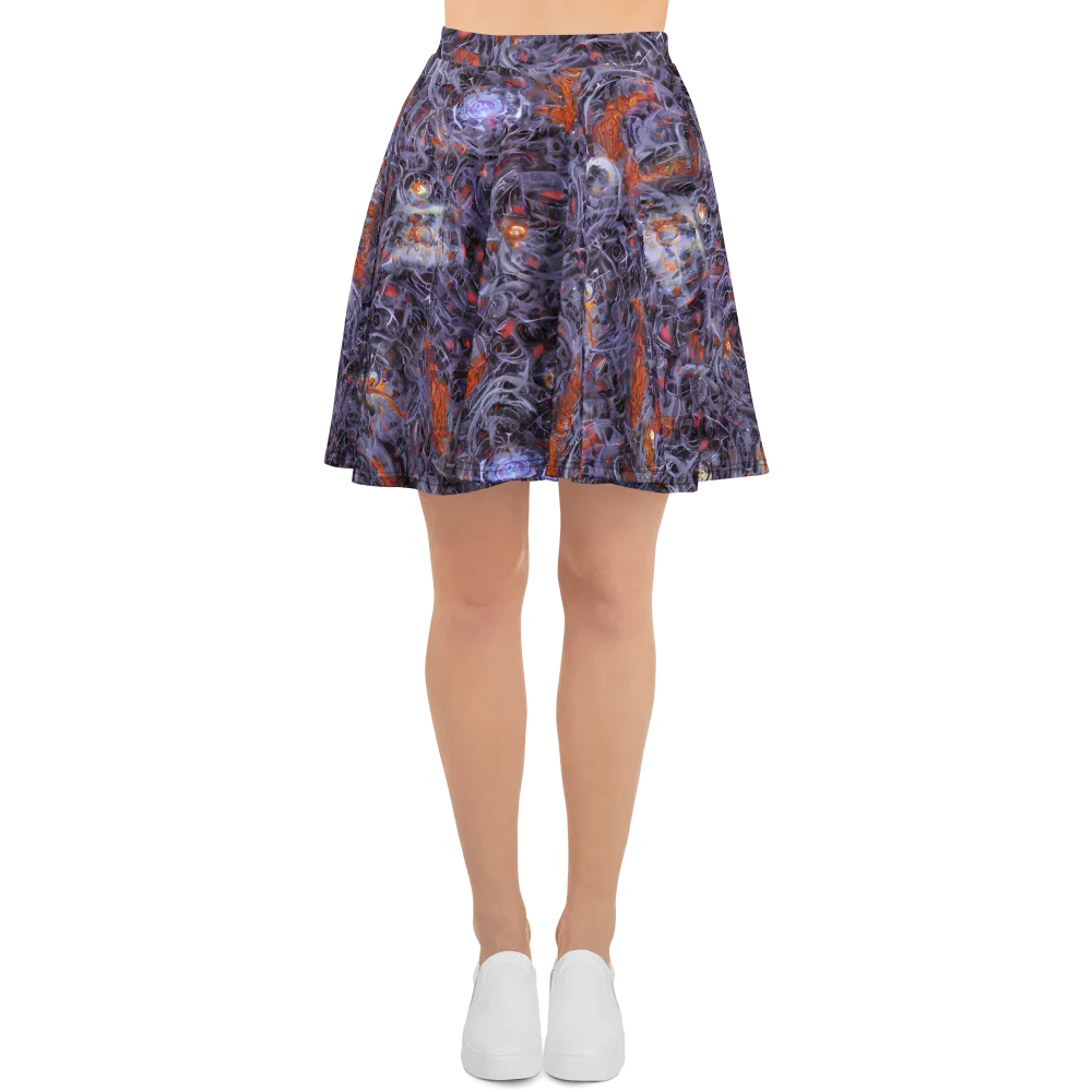 Molten Nocturne on Skater Skirt — Front