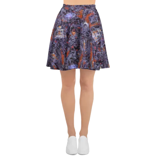 Molten Nocturne on a Skater Skirt