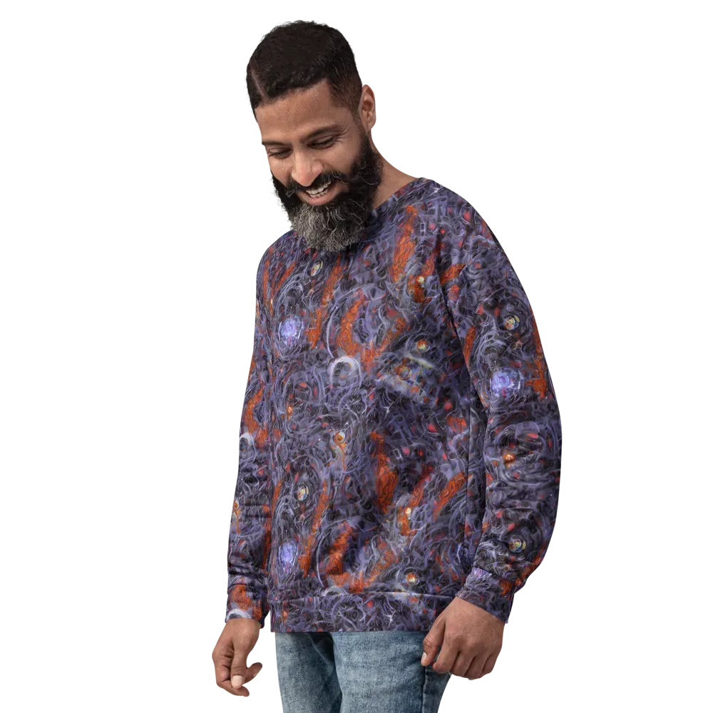 Molten Nocturne on Sweatshirt — Left Front
