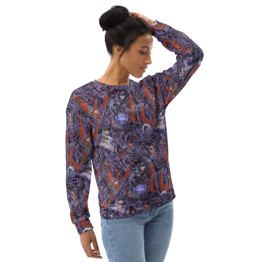 Molten Nocturne on a Sweatshirt