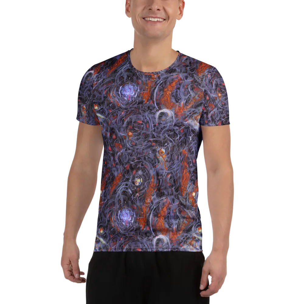 Molten Nocturne on Men's Athletic T-Shirt — Front