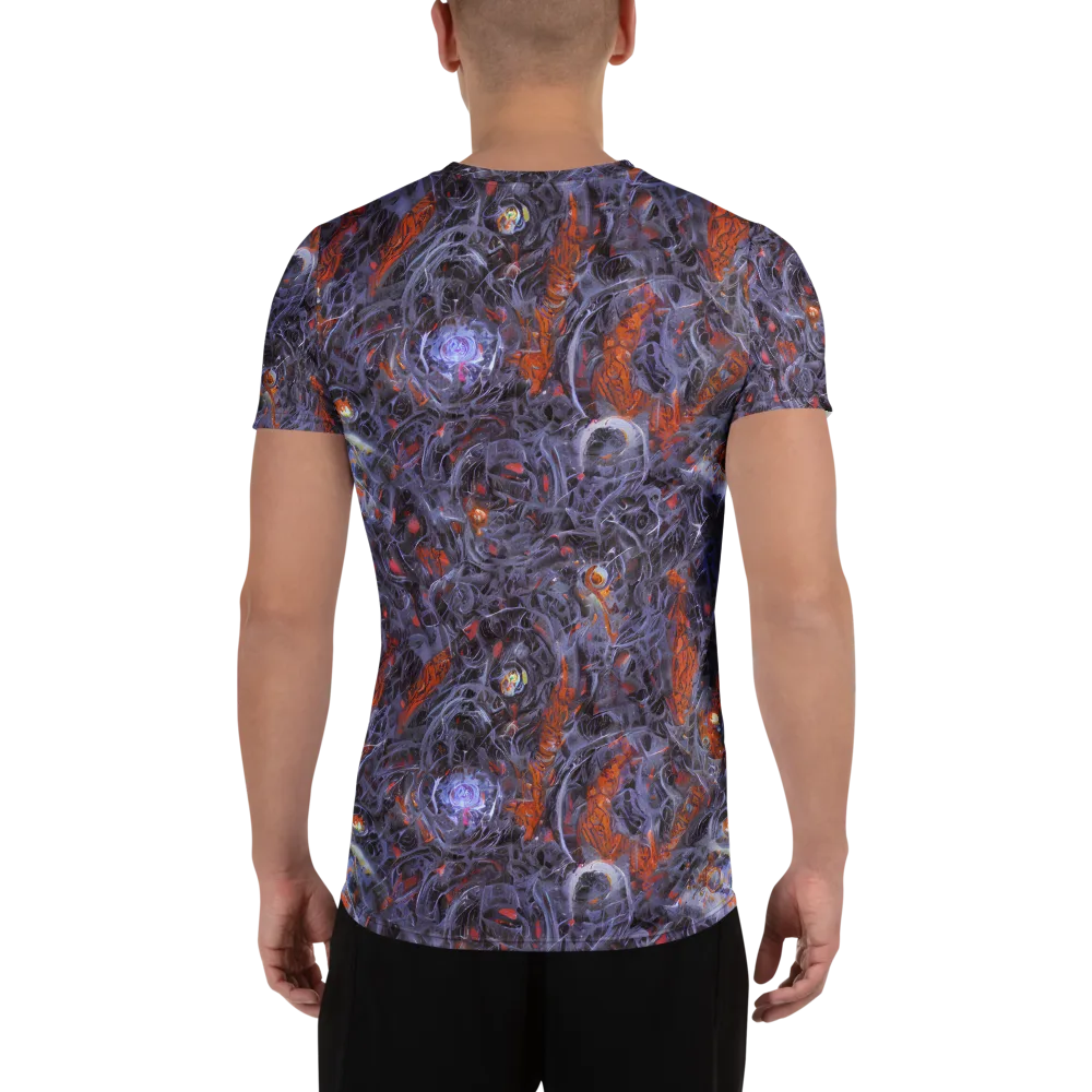 Molten Nocturne on Men's Athletic T-Shirt — Back