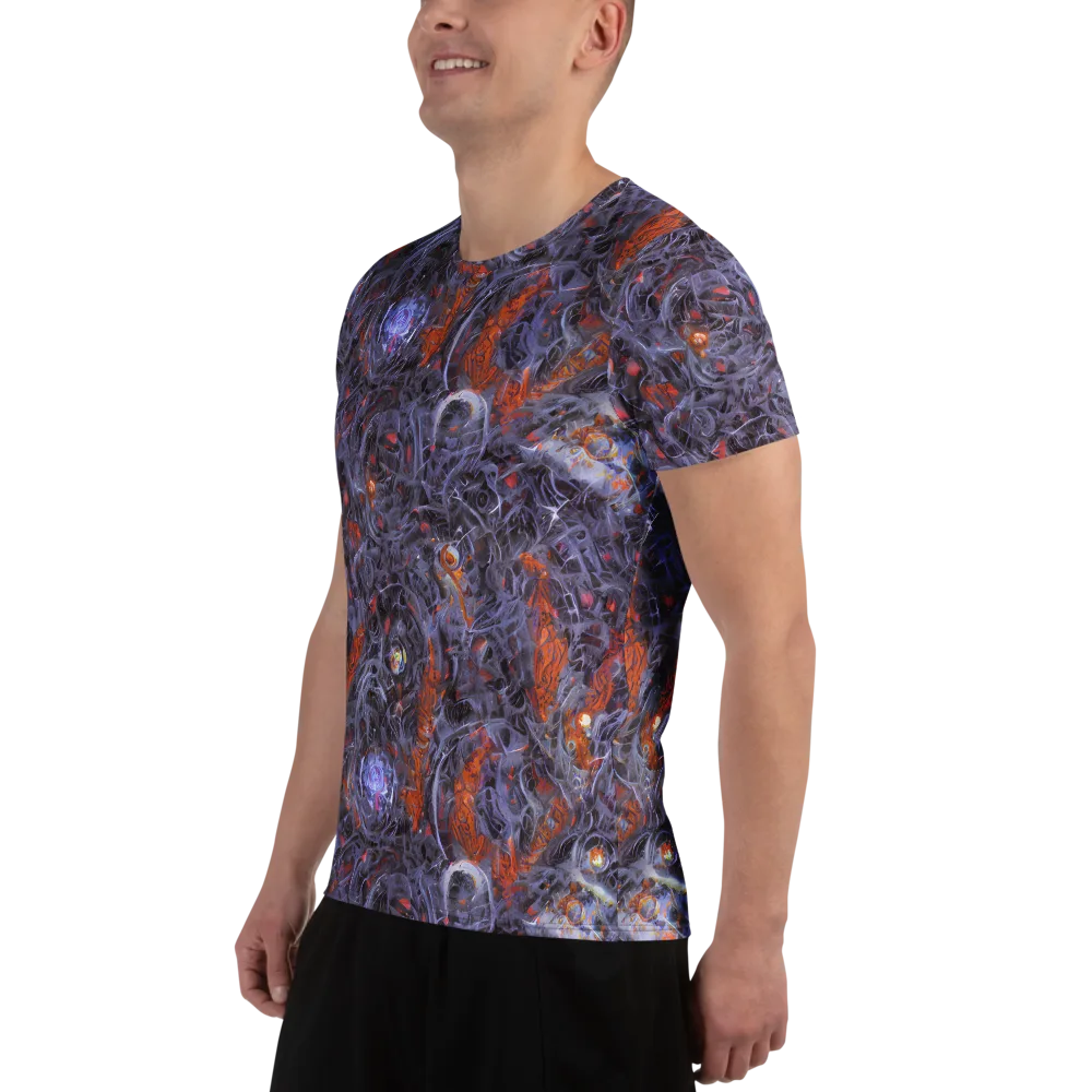 Molten Nocturne on Men's Athletic T-Shirt — Left