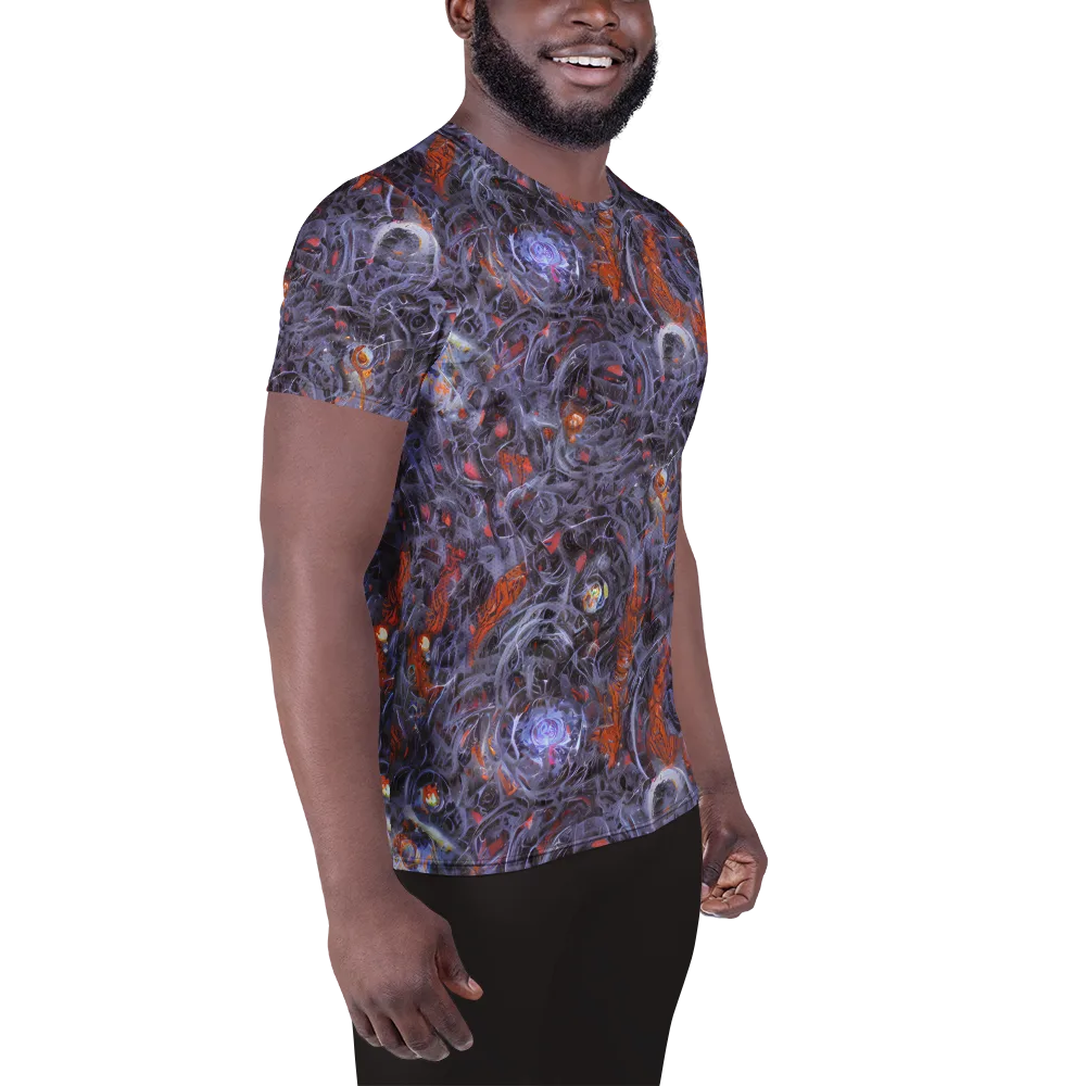 Molten Nocturne on Men's Athletic T-Shirt — Right