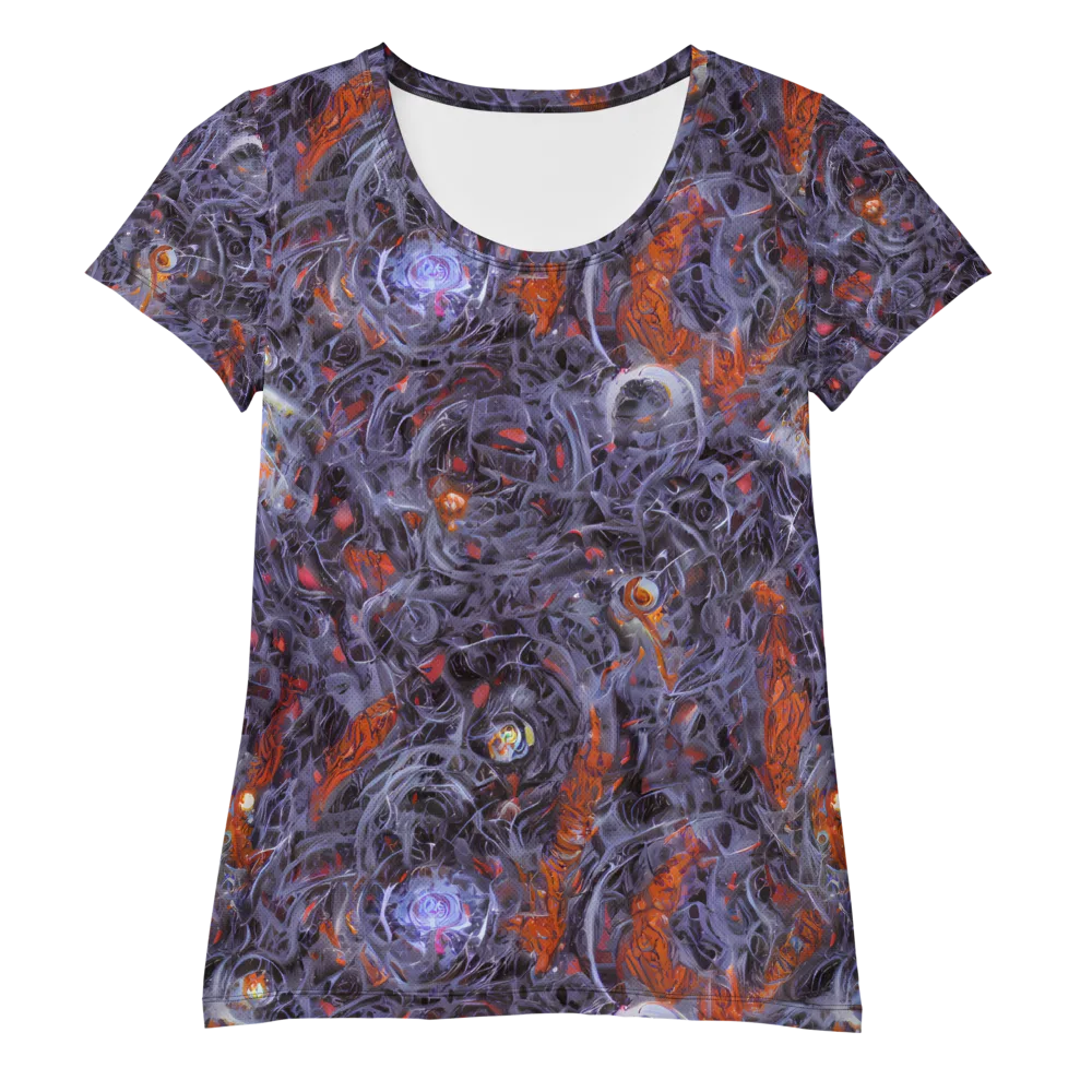 Molten Nocturne on Women's Athletic T-Shirt — Front
