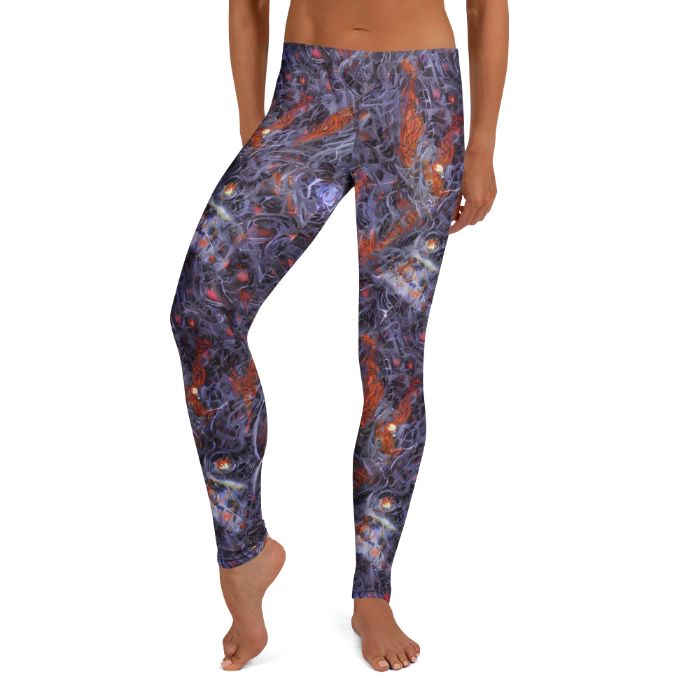 Molten Nocturne on Leggings — Front