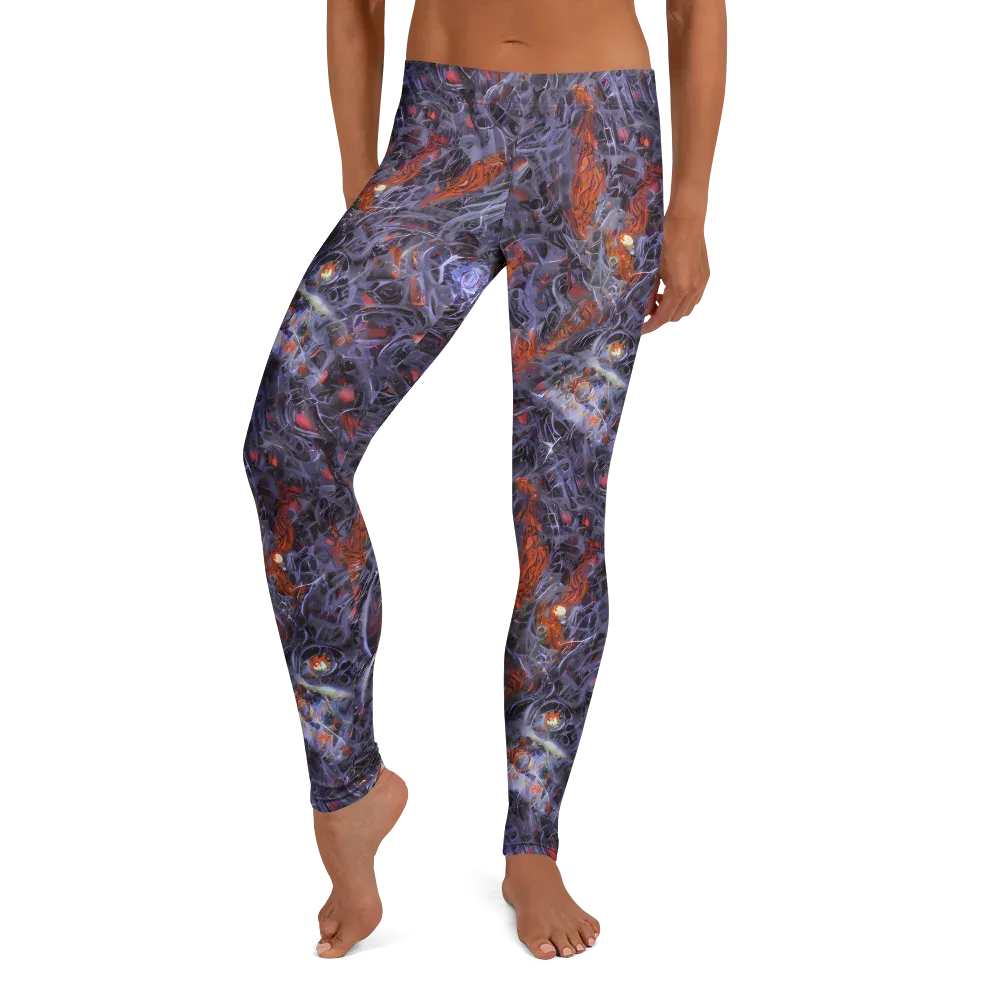 Molten Nocturne on Leggings — Front