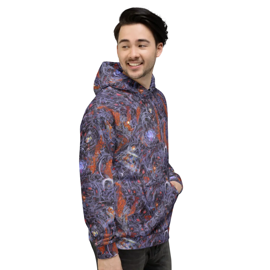 Molten Nocturne on Hoodie — Right