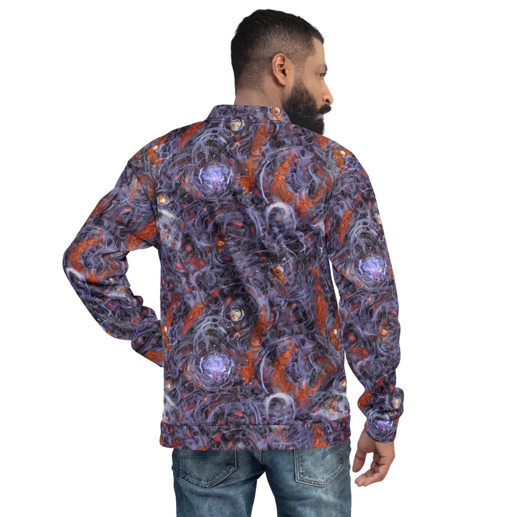 Molten Nocturne on Bomber Jacket — Back