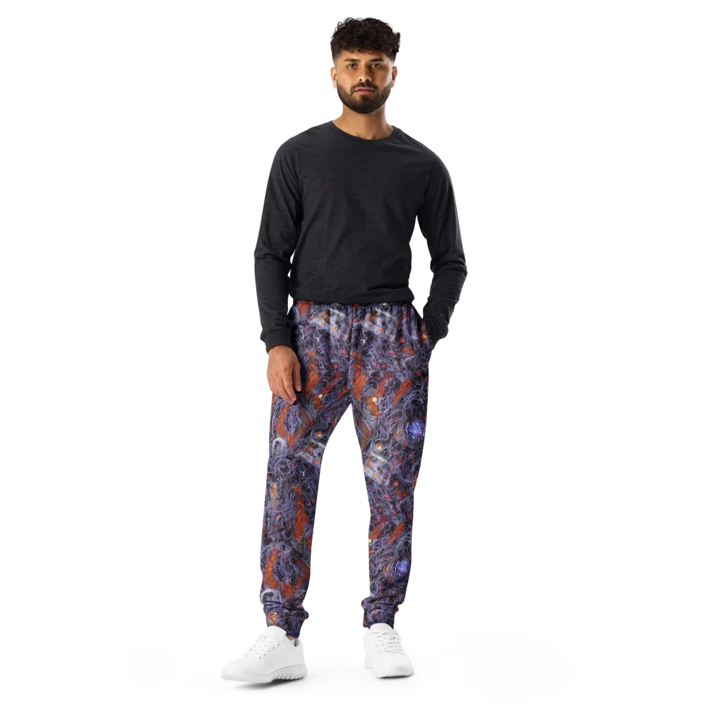 Molten Nocturne on Men's Joggers — Front