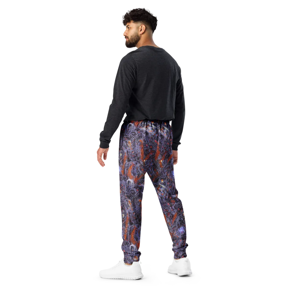 Molten Nocturne on Men's Joggers — Back