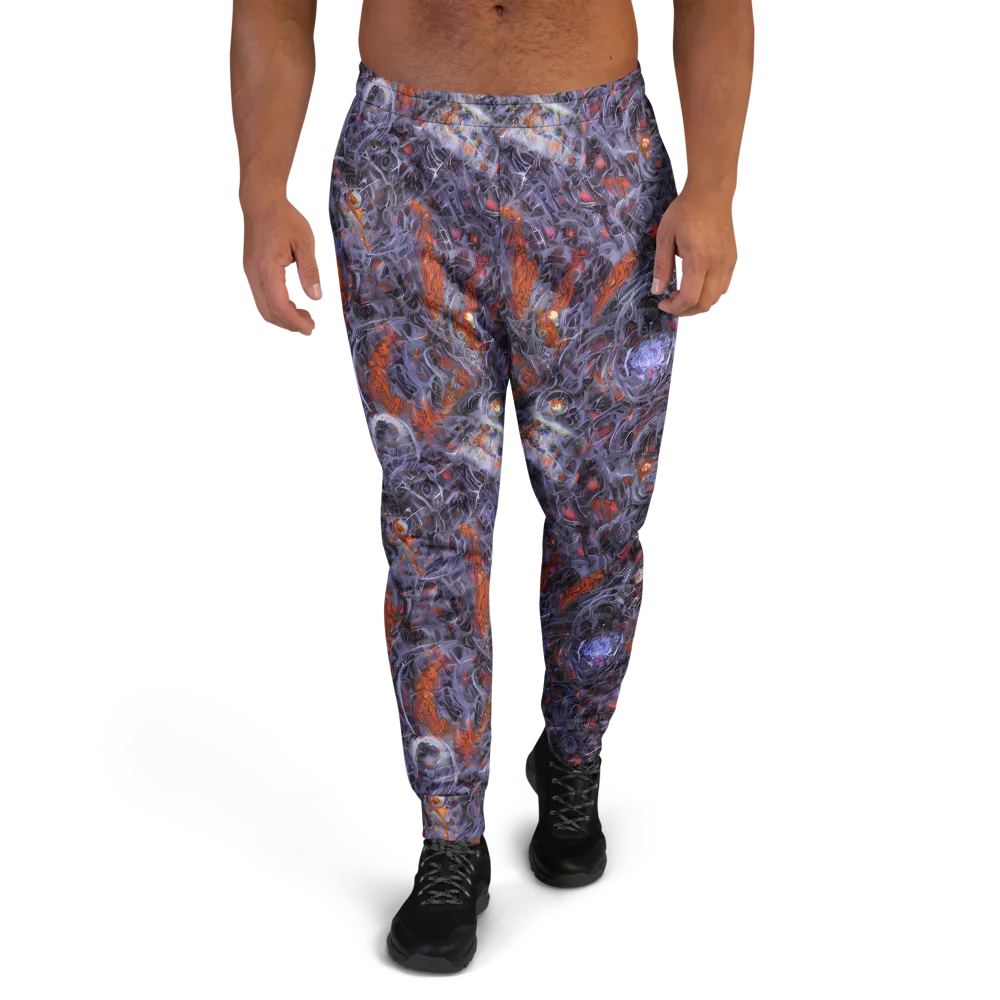 Molten Nocturne on Men's Joggers — Front
