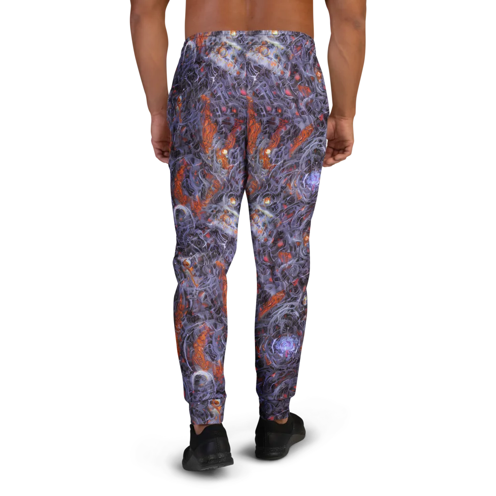 Molten Nocturne on Men's Joggers — Back