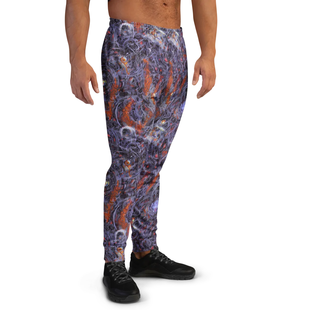 Molten Nocturne on Men's Joggers — Right