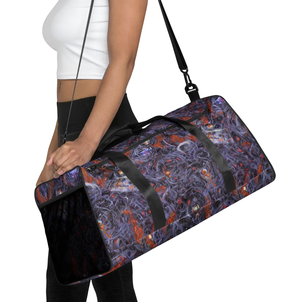 Molten Nocturne on Duffle Bag — Front