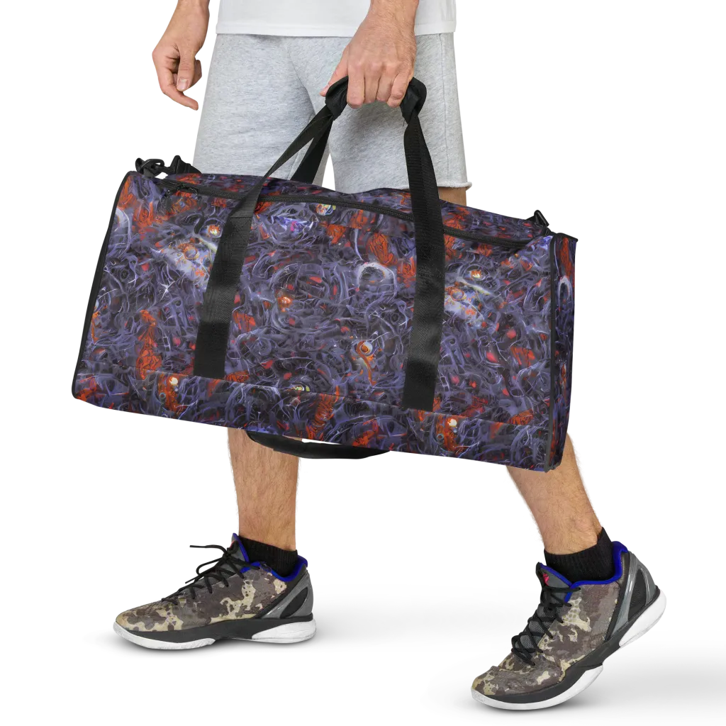 Molten Nocturne on Duffle Bag — Front