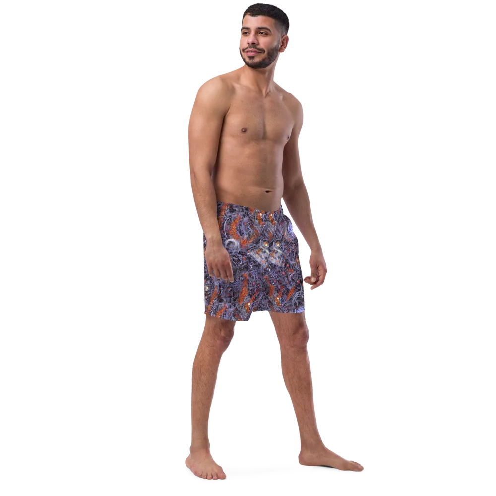 Molten Nocturne on Swim Trunks — Right Front