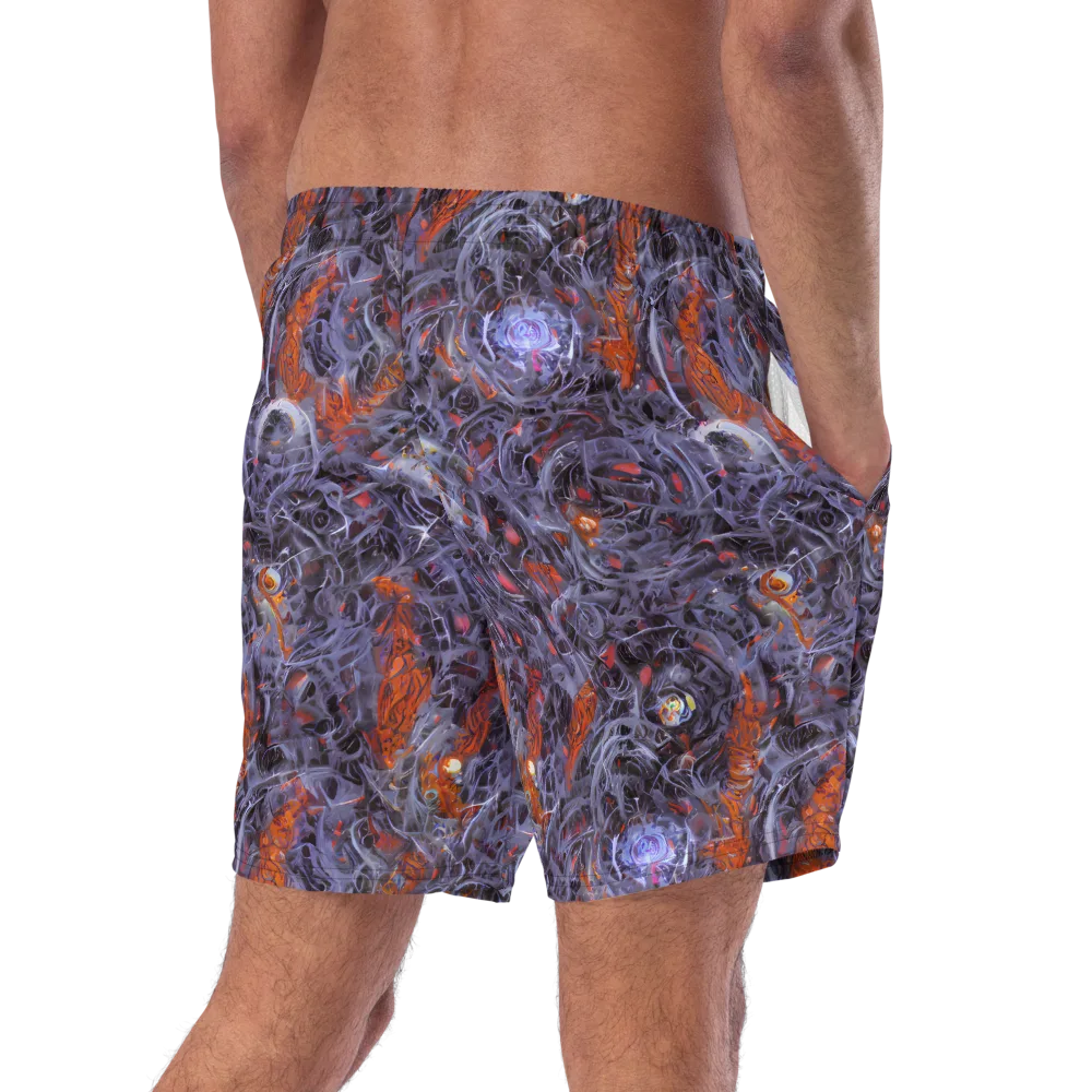 Molten Nocturne on Swim Trunks — Right Back