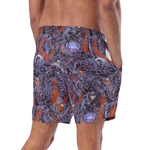 Molten Nocturne on a Swim Trunks