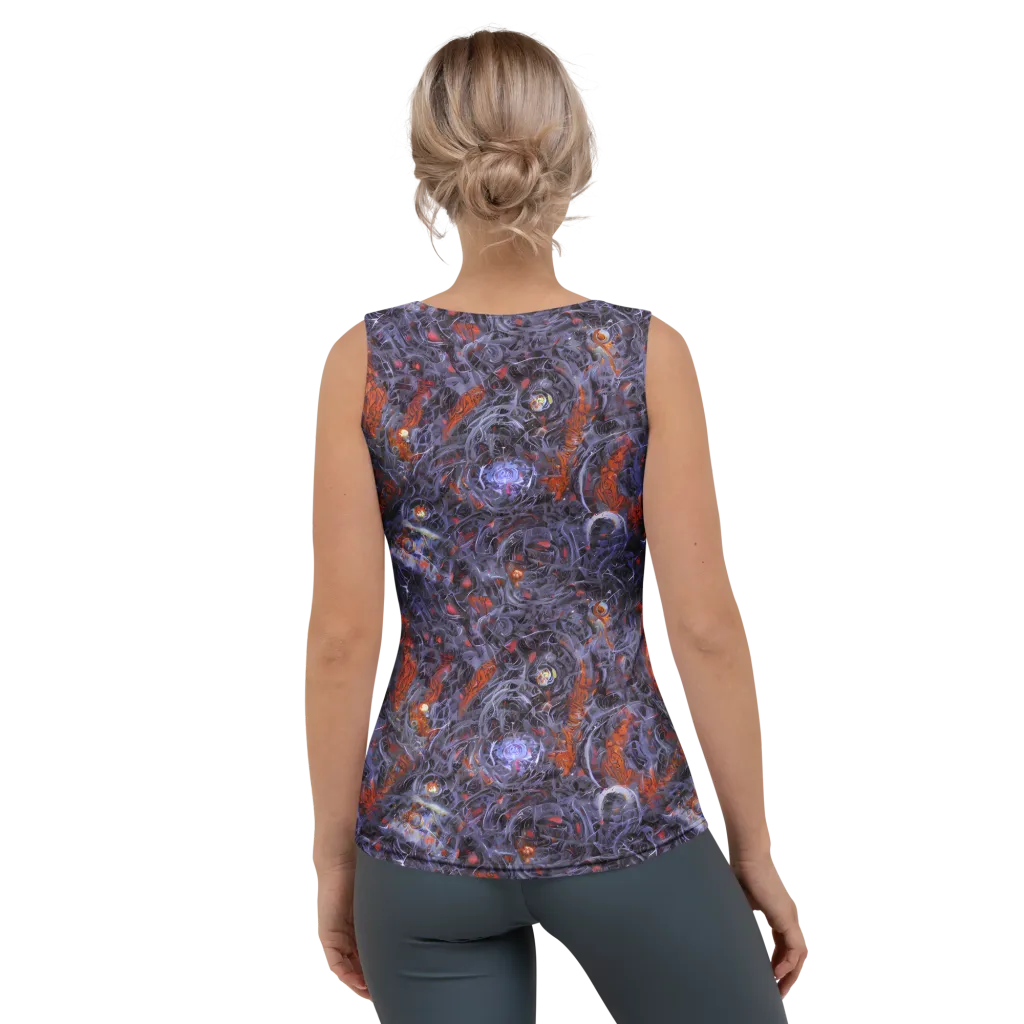 Molten Nocturne on Women's Tank Top — Back