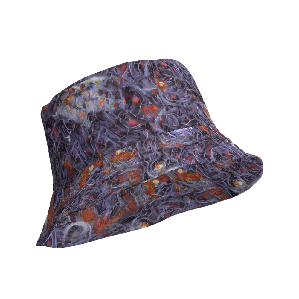 Molten Nocturne on Reversible Bucket Hat — Product details Outside