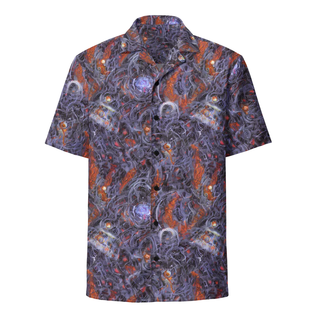 Molten Nocturne on Button Shirt — Front