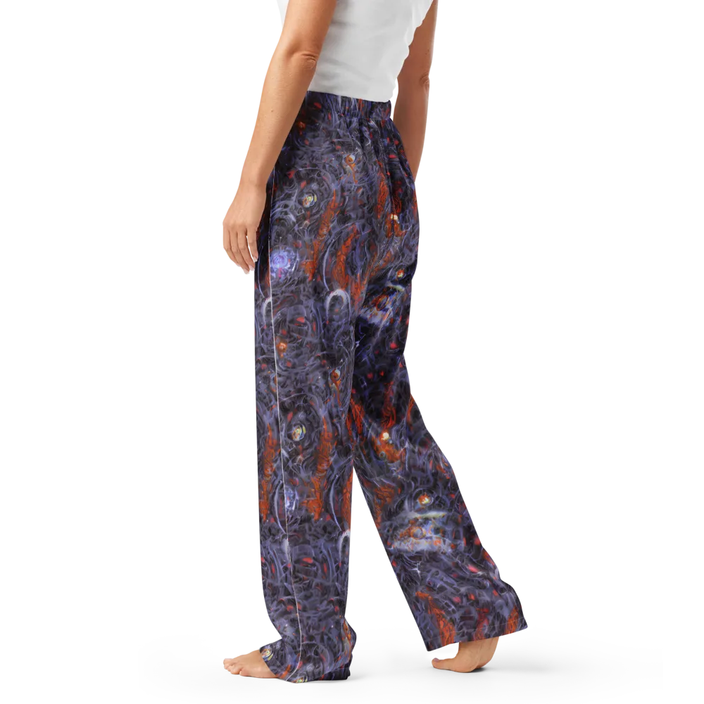 Molten Nocturne on Women's Pajama Pants — Left