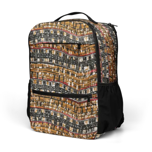 Ochre Current on a Utility Backpack