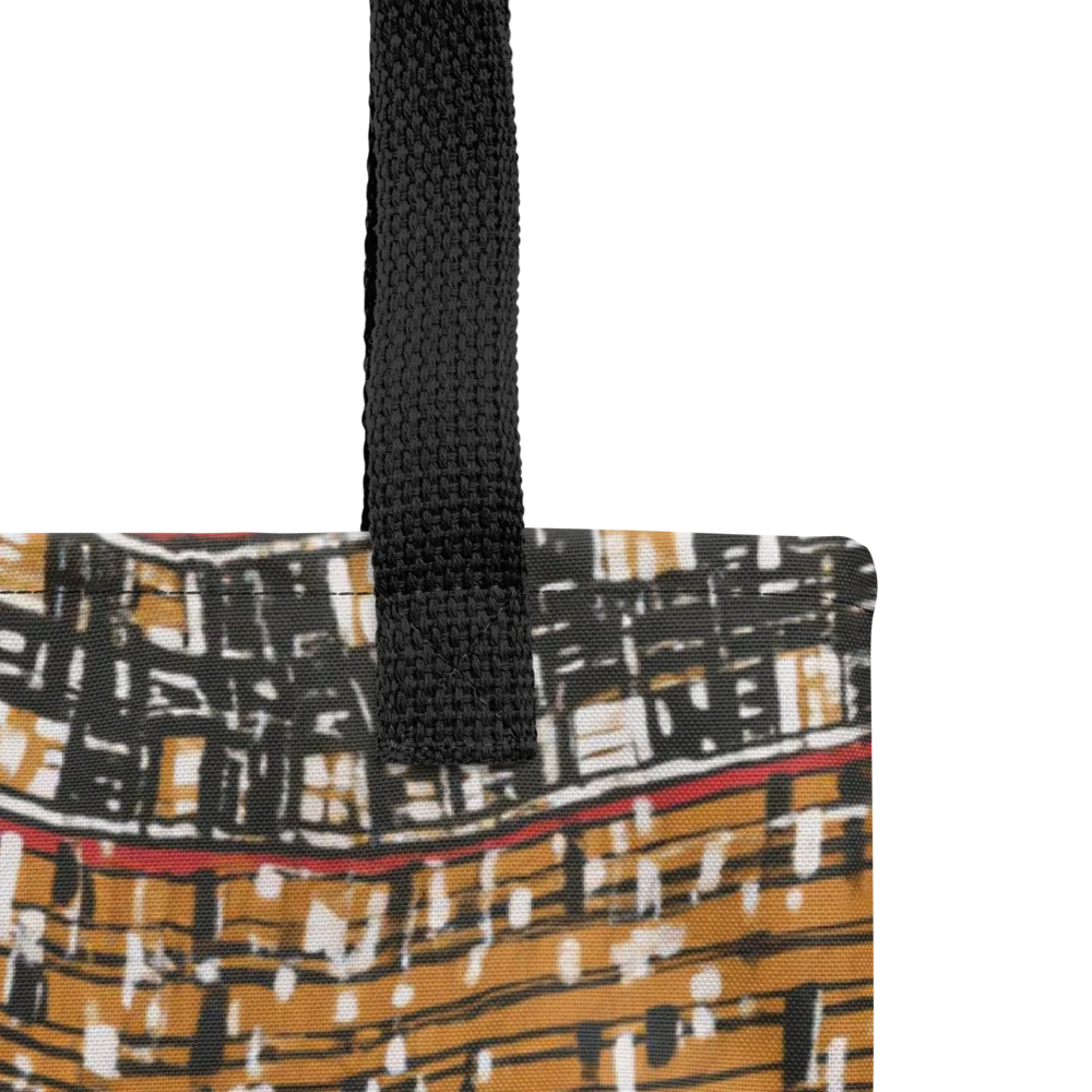Ochre Current on Tote Bag — Product details