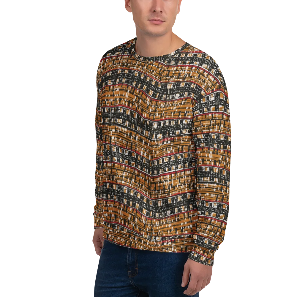 Ochre Current on Sweatshirt — Left Front