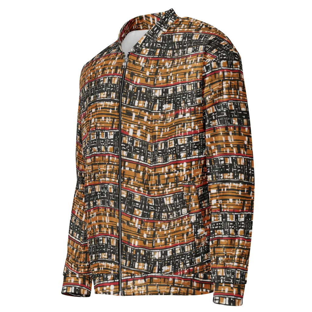 Ochre Current on Bomber Jacket — Left Front