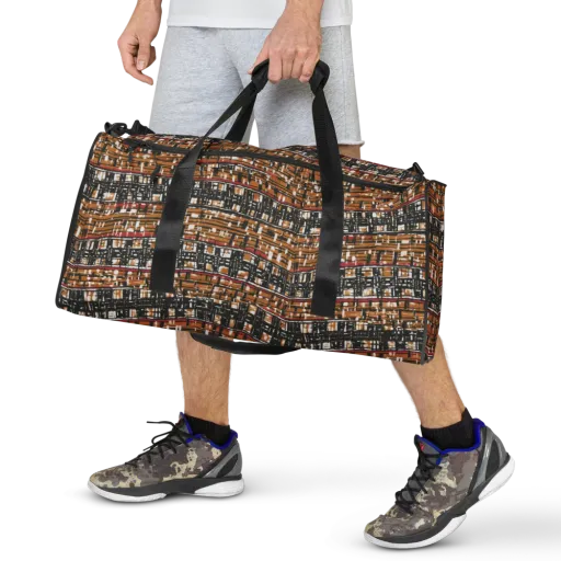 Ochre Current on a Duffle Bag