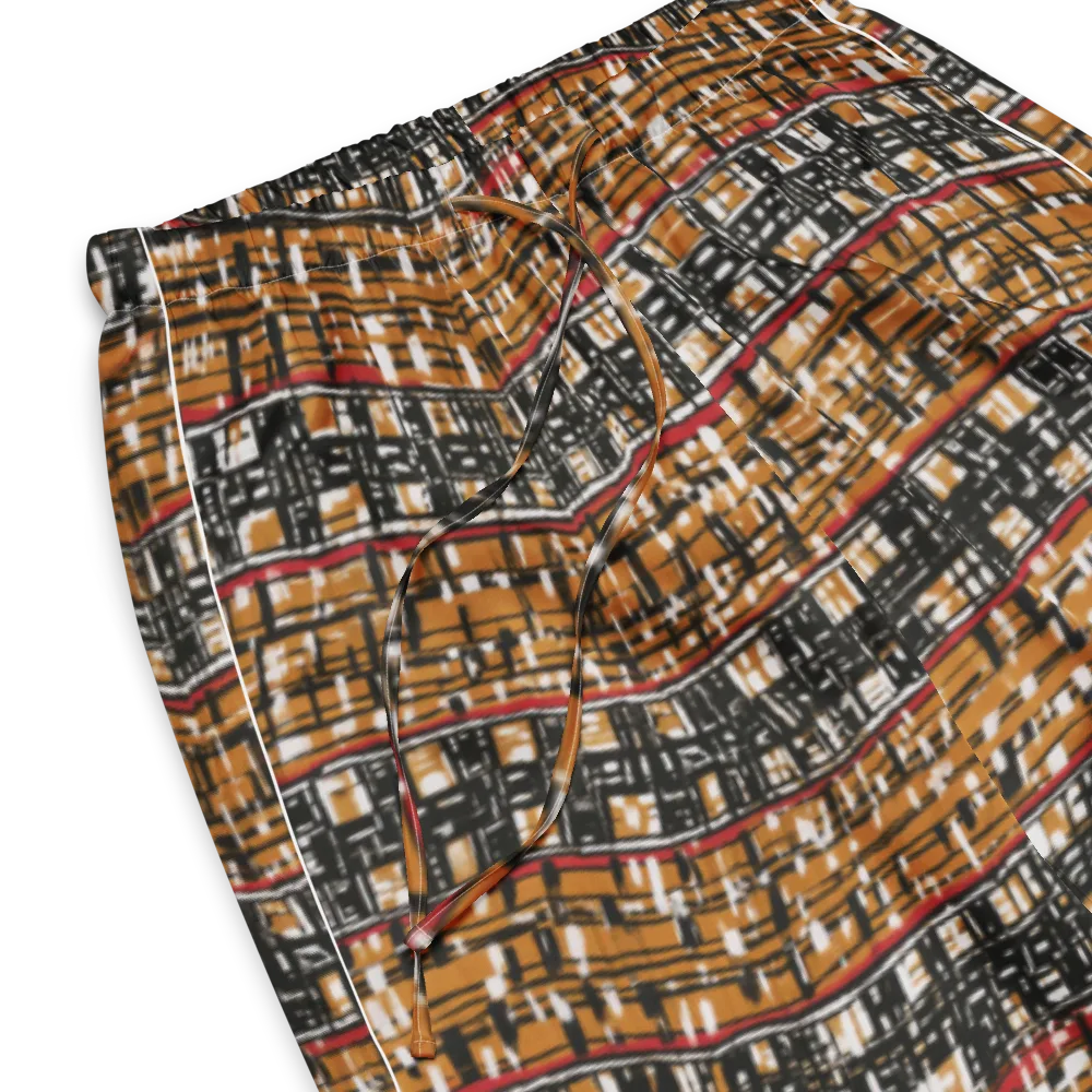 Ochre Current on Women's Pajama Pants — Product details