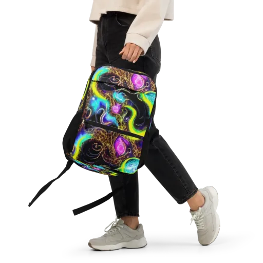 Blacklight Botanica on a Utility Backpack