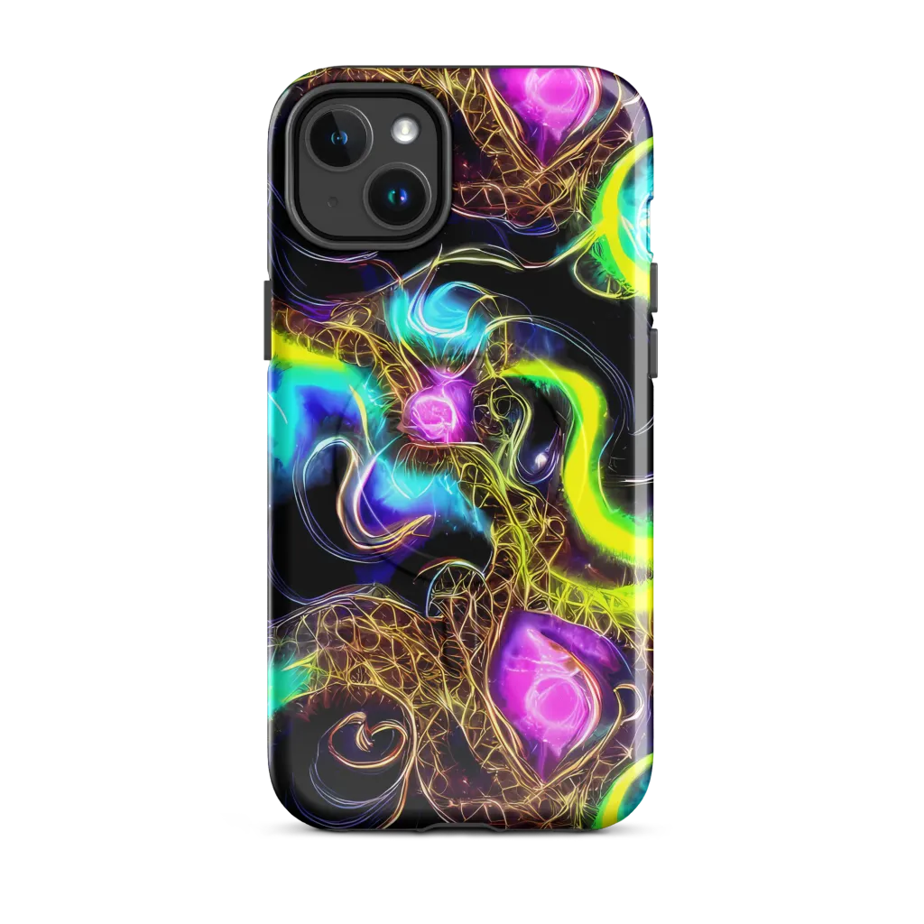 Blacklight Botanica on MagSafe Tough Case for iPhone® — Front