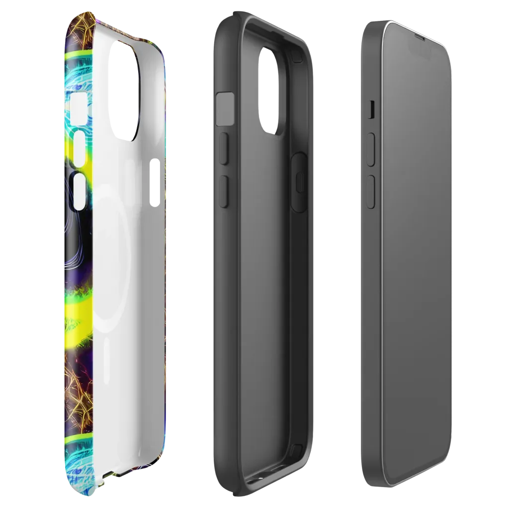 Blacklight Botanica on MagSafe Tough Case for iPhone® — Front