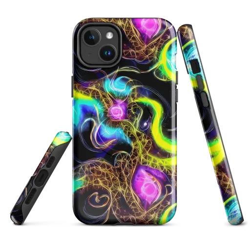 Blacklight Botanica on a MagSafe Tough Case for iPhone®