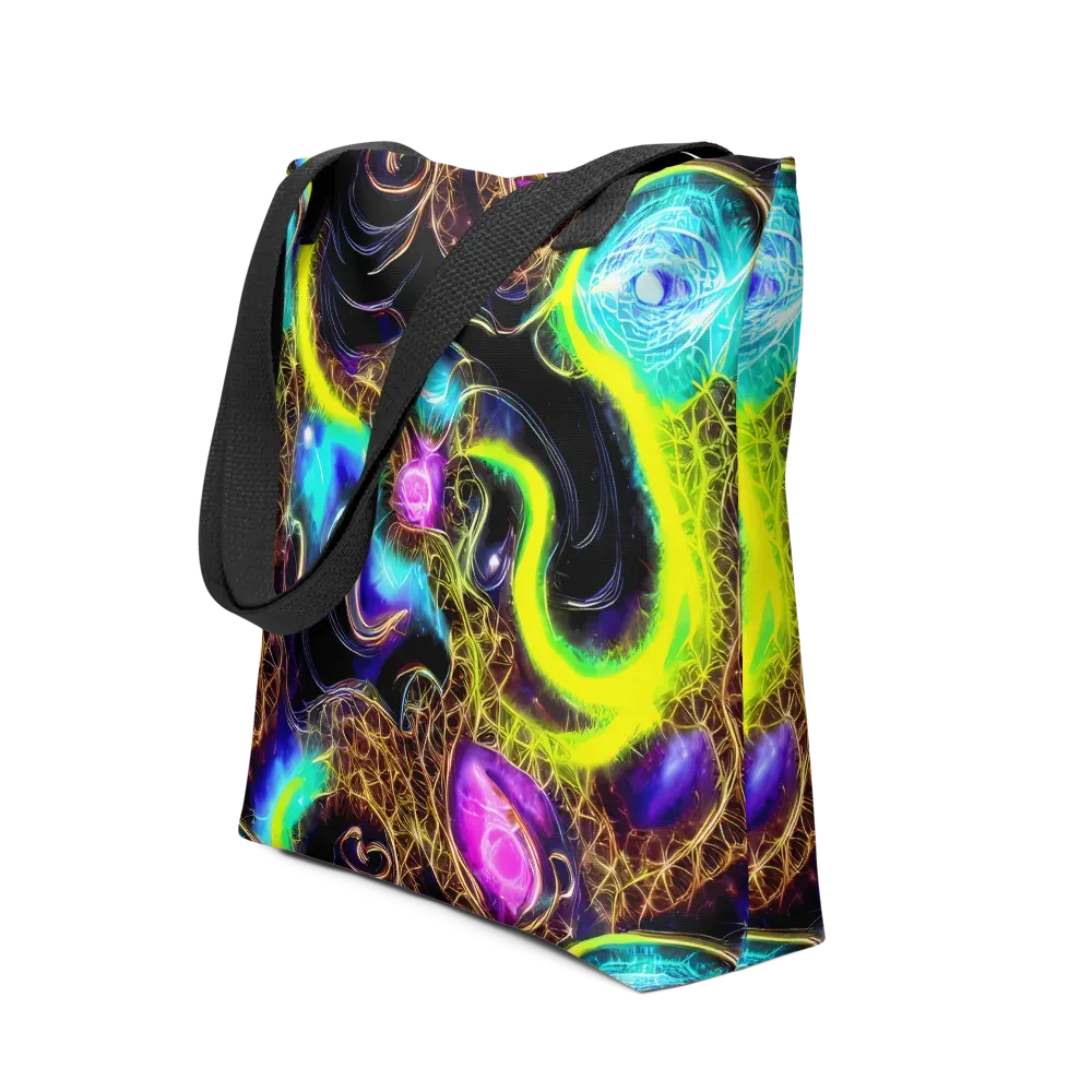 Blacklight Botanica on Tote Bag — Front