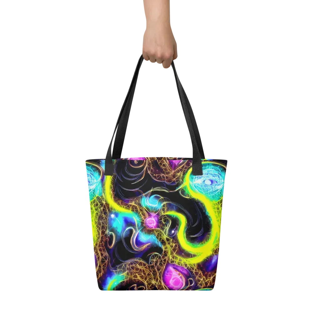 Blacklight Botanica on Tote Bag — Front