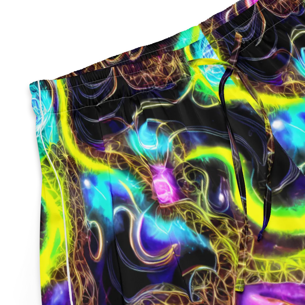 Blacklight Botanica on Women's Pajama Shorts — Product details