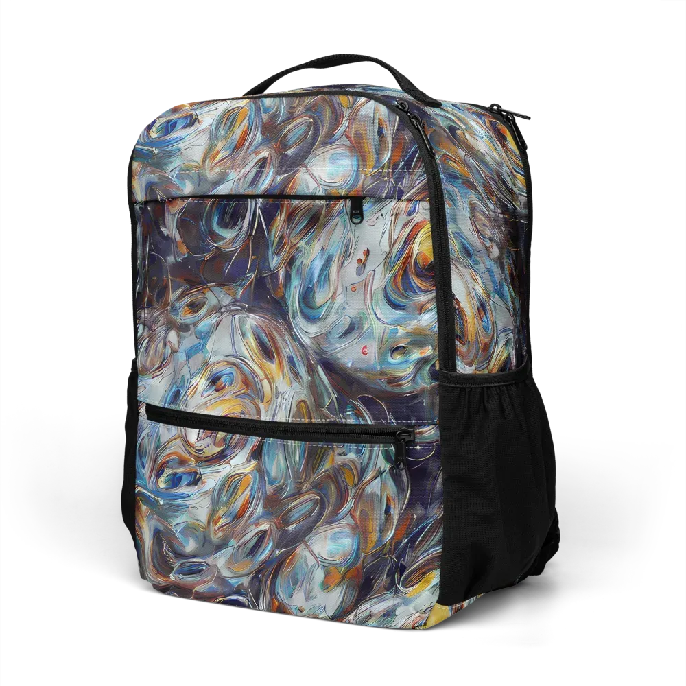 Mercury Bloom on Utility Backpack — Left Front