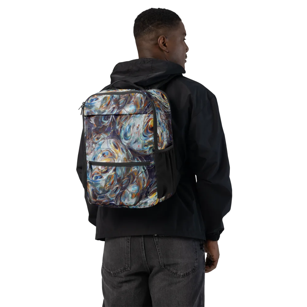 Mercury Bloom on Utility Backpack — Back
