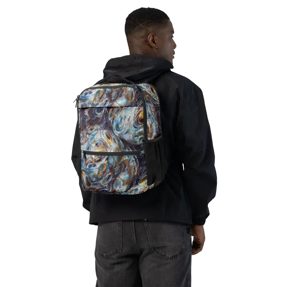 Mercury Bloom on Utility Backpack — Back